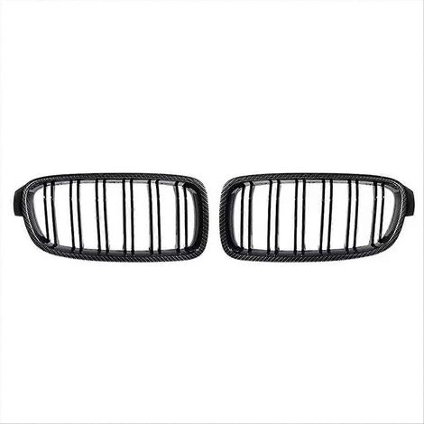 Parrillas delanteras de doble línea con diseño de riñón, parrillas de carreras para Serie 3 F31 F30 320i 325i 328 2012-2019 A (1/5)