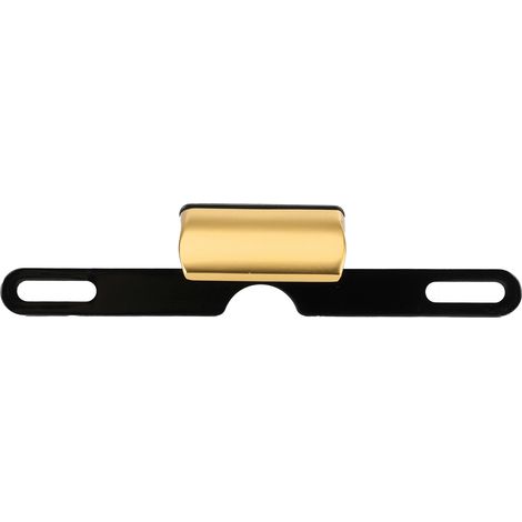 Éclairage de plaque d'immatriculation universel pour moto, feu arrière en aluminium CNC, 6 LED, couleur or (1/5)