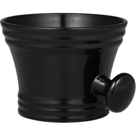 Tazón de afeitar, ABS duradero, superficie lisa, tamaño viaje, para uso en salones de belleza y en el hogar. (1/5)