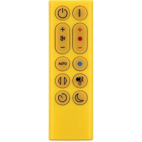 Mando a distancia amarillo compatible con Dyson HP04, HP05, HP06 y HP09 (1/5)