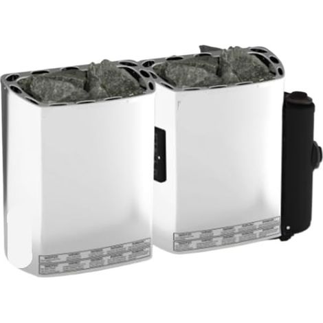 Sauna Salle Sauna poêle ménage Petit Acier Inoxydable Sueur poêle à Vapeur Chauffage équipement de Chauffage hammam Sec chaudière Murale température constante(3K) (1/5)