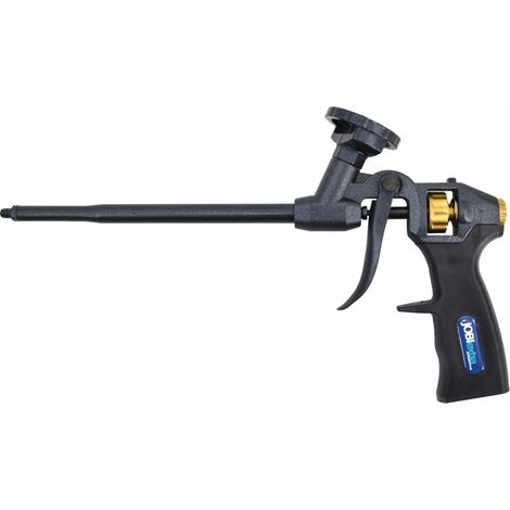 Jobi Extra WX9654 pistola aplicadora de espuma con revestimiento de teflón, construcción metálica duradera, aplicación precisa, ideal para montaje y sellado profesional