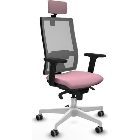 Piqueras et Crespo 2D026G2 Chaise de bureau rose confortable