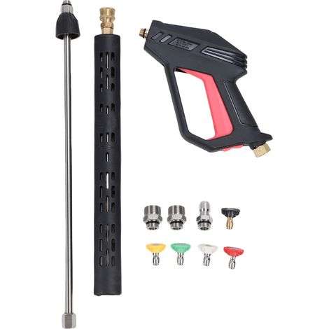 Hochdruckreiniger-Pistolen-Set M22-14 M22-15, 3/8 Zoll Adapter 0° 15° 25° 40° 60°, Düsen und Verlängerungen. (1/5)