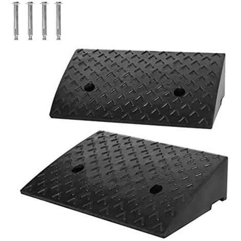 Rampes von Trottoir in/aus Gummi 47 X 31 X 10, 5cm Portable 2x Antidérapante Rampe D ' Accès für Voiture, Fauteuil Roulant
