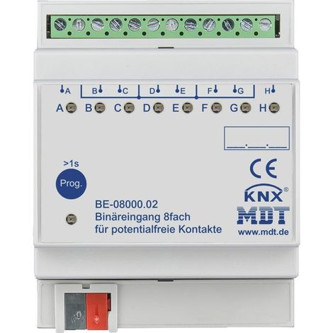 MDT technologies Binäreingang 8-fach 4TE REG, potentialfrei BE-08000.02 (1/5)