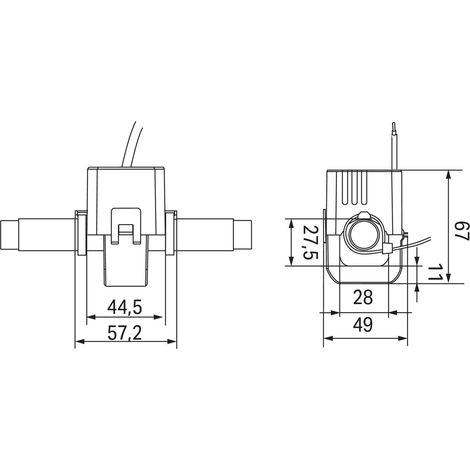 WAGO Kabelumbau-Stromwandler 200A/1A 0,2 VA 855-4101/200-001