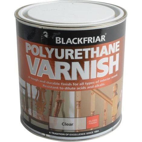 Blackfriar Polyurethane Varnish P99 Clear Gloss 1 litre