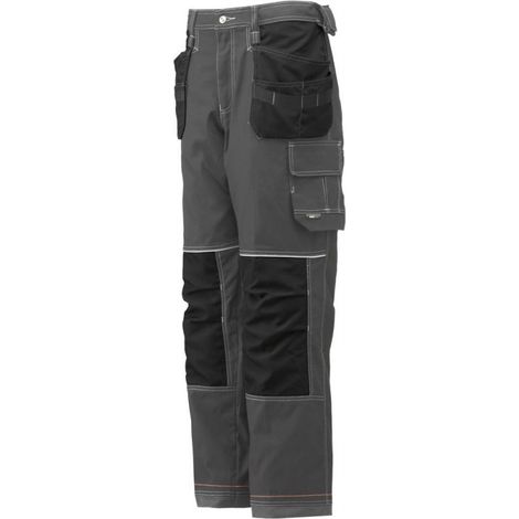 Pantalón de trabajo Chelsea, Talla 48, gris oscuro/negro
