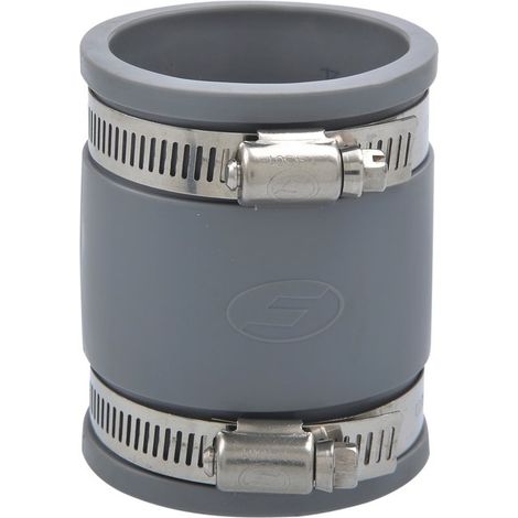 Centrale Brico – Raccord de robinetterie manchette souple multi-matériaux à joint Girpi – Femelle / Femelle – Ø 50 mm pour tube tout matériaux (1/6)
