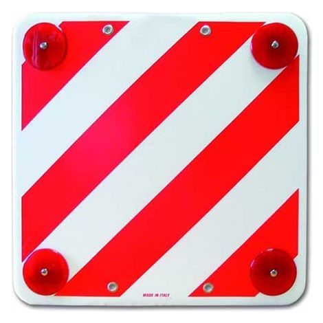 Cartello carico sporgente 50x50 : Modello - PLASTICA (1/2)