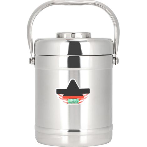 Boîte Repas Isotherme Acier Inoxydable 1.8L Double Paroi Vide Forme Rectangulaire pour Aliments Chauds (1/5)