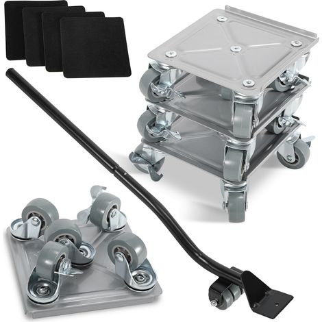 Wolketon Rotelle per mobili Sollevatore per mobili Trasportatore per mobili Rotelle per mobili Movimentazione per mobili Set di 4 pezzi (1/5)