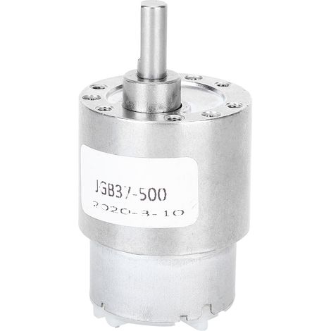 Moteur électrique à réduction de vitesse DC 6-12V, micro moteur à balais de carbone, pièces détachées pour faible vitesse (1/5)