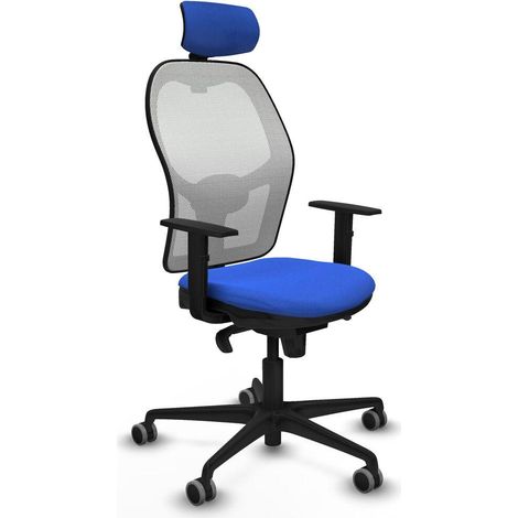 Piqueras y Crespo Jorquera Chaise de bureau bleu ergonomique (1/3)