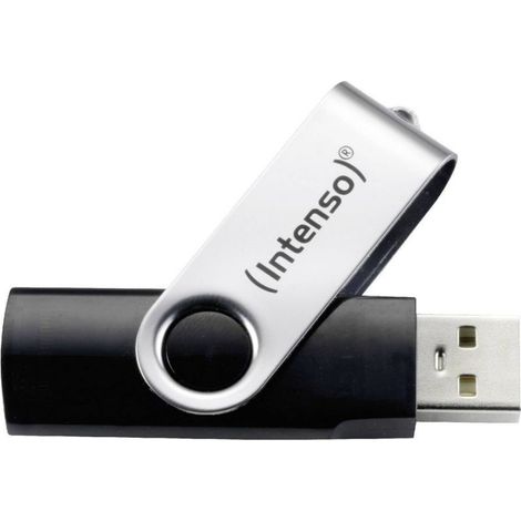 Memoria USB INTENSO Basic Line 32 GB Negro Plata 32 GB Memoria USB (1/4)