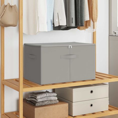 Boîte de rangement 2 pc Tissu intissé 60 x 43 x 35 cm 90,3 L (1/4)
