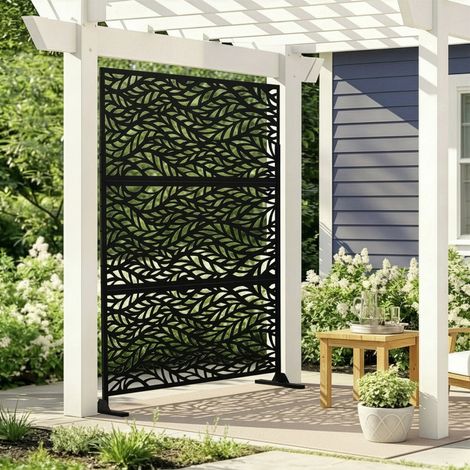 Tabique And acero galvanizado 180x90x40 cm - Negro [casa.pro] (1/5)