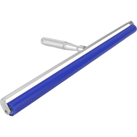 Rouleau nettoyant manuel en silicone bleu, adhésif statique pour écran, film, cheveux et poussière, faible viscosité, 18 pouces (1/5)
