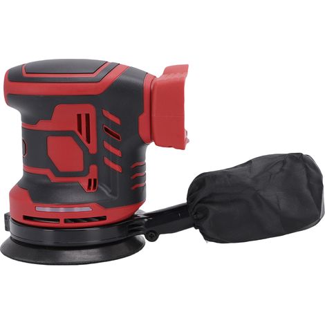 Ponceuse électrique orbitale 125 mm, moteur sans balais 300 W, 6 vitesses, pour le polissage du bois, du métal et des meubles, compatible avec les batteries 18 V (1/5)