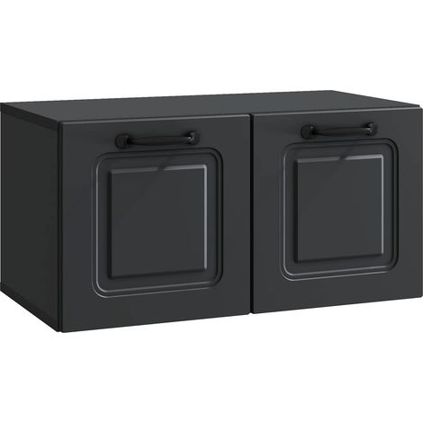 Mueble para TV de pared Negro 59,5 x 31 x 30 cm vidaXL