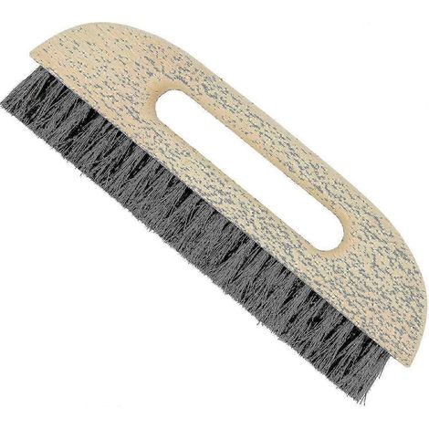 Brosse à lisser le papier peint de 25 cm avec manche en bois - Outil de pose pour une application sans raccords (1/4)