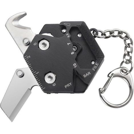 Outil Hexagonal - Couteau Pliant Multifonctionnel En Acier Inoxydable - Pour Maison Plein Air Randonnée Alpinisme - 1 Pièce