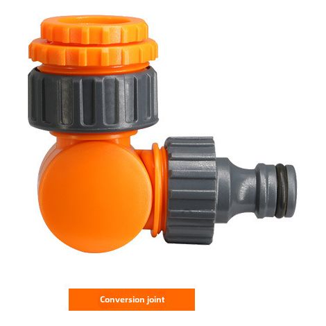 Raccord de robinet pour machine à laver, raccord rotatif à 180 degrés, 4 ou 6 points, adaptateur fileté de 1 pouce (coude adaptateur de robinet) (1/5)