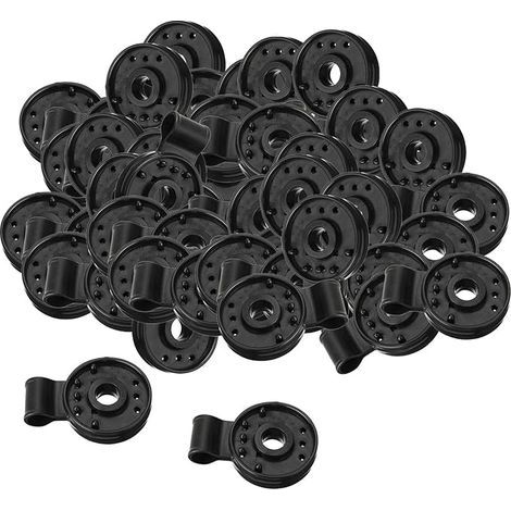 50-Piece Tarp Clips - Windproof Awning Clamps - Tent Clip Accessories for Camping, Tarps, Shade Sails (1/5)