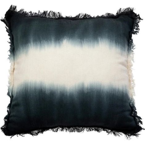 Coussin Déco Tie and Tye "Inuit Dreams" 40x40cm Bleu (1/5)