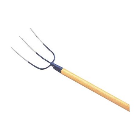 FORCA FIENO + MANICO ORSATTI  ACCIAIO FORGIATO/FAGGIO DENTI 3