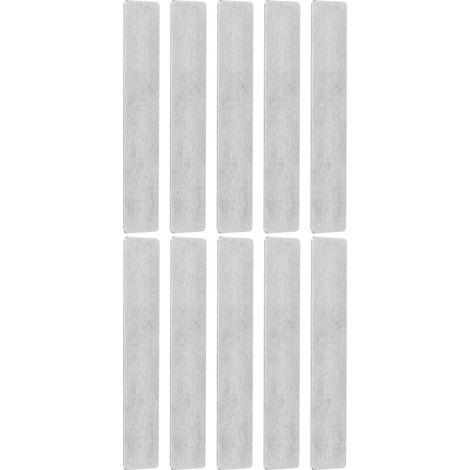 10 pièces accessoires de pompe rectangulaire en fonte de plaque de soupape de compresseur d'air pour cylindre de 51mm (1/5)