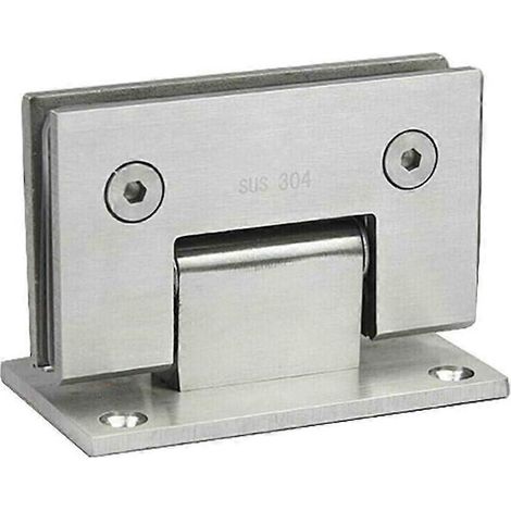 Rail de bas de porte coulissante avec revêtement antibruit pour porte de douche en verre (1/5)