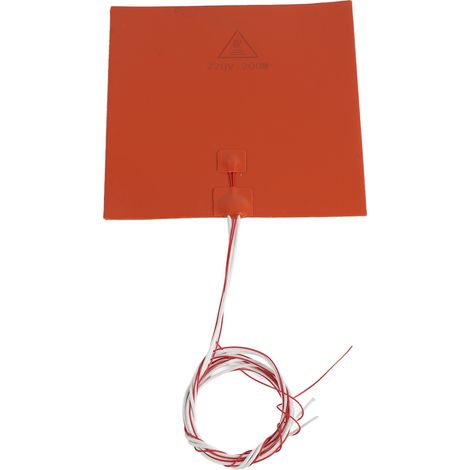Tapis chauffant silicone 220V 200W pour lit d'imprimante 3D 200x200mm (1/5)