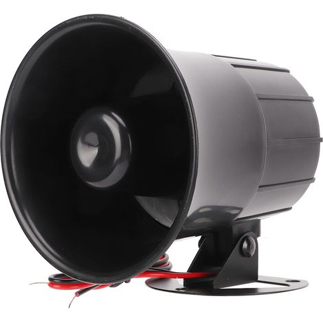 Sirena de alarma fija de metal ABS para ascensor doméstico, volumen de 110 dB, ángulo de 60°. (1/5)