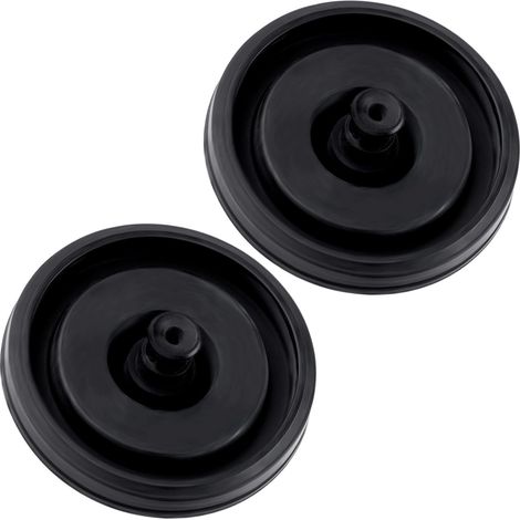 Lot de 2 joints de soupape de remplissage de toilettes en caoutchouc - Kit de joints de valve de chasse d'eau pour modèles Fluidmaster 200, 747 et 400 - Noir (1/5)