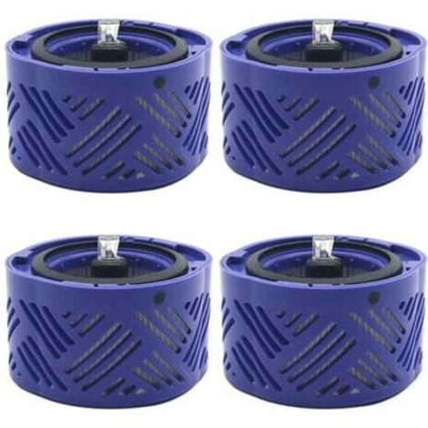 Filtre d'aspirateur, 4 pièces de rechange de post-filtre pour Dyson V6 accessoires d'aspirateur