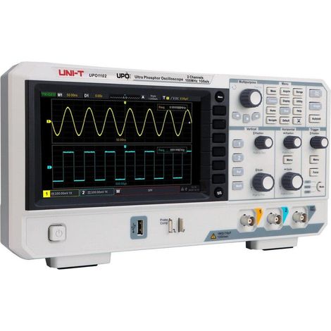 Oscilloscopio Fluke UNI T UPO1102 100 MHz 7 pollici