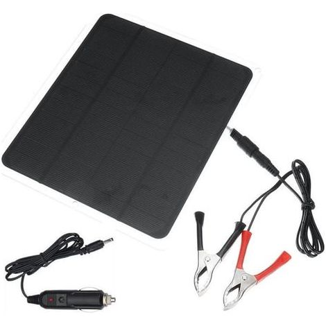 (20 W/12 V) chargeur de batterie à charge d'entretien de panneau solaire pour camping car marin de maintenance (1/5)