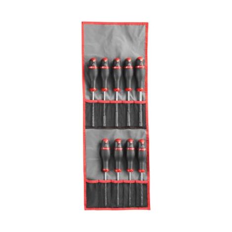 Facom – Coffret de tournevis à douille hexagonale 3,2 à 10 mm – Longueur de lame 125 mm – Pour vis à tête hexagonale – Usage professionnel (1/4)