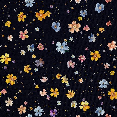 Tela decorativa para exteriores Oxford - Motivo de flores I DX5631 (1/5)