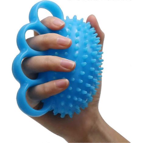 Appareil d'exercice pour les doigts JMbeautty, balles anti-stress, extenseur de doigts, appareil de musculation en silicone, pour personnes âgées, adultes et enfants (1/5)