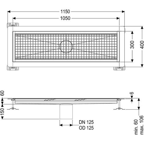 KESSEL 6230100 Gouttière en boîte Ferrofix