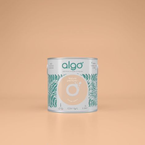 Peinture écologique Algo - Orange Radieux - 0.5L / Mat (1/3)