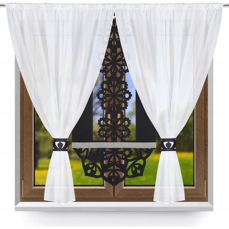 Set di tende moderne P7 per soggiorno e camera da letto, tende oscuranti glamour 300x150