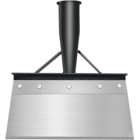 LAN Pelle Jardinage, Outillage de Jardin, Pelle de Nettoyage Multifonctionnelle, Dispositif de Désherbage, Grattoir à Percussion, pour Espace Extérieur, Maison, Ferme(21 cm sans Poignée en Bois) (1/4)