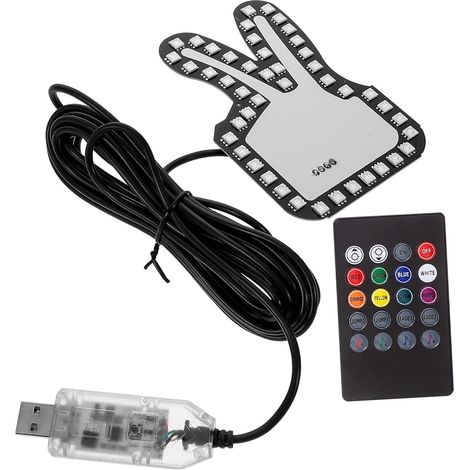 Lampe de Doigt LED Prévention des Collisions Arrière et en PVC (1/5)