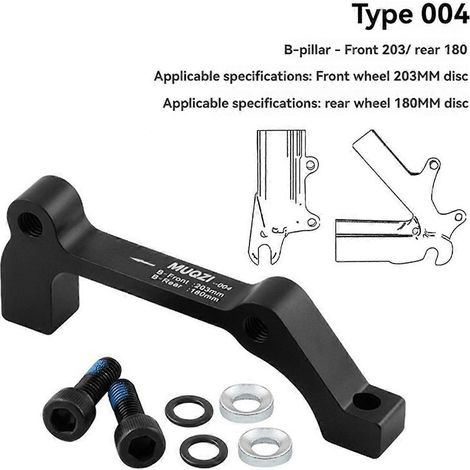 Scheibenbremsadapter für Mountainbikes, Typ 3 (1/5)