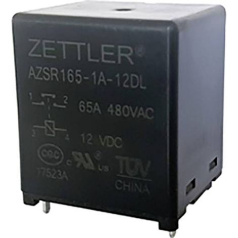 Zettler Electronics AZSR165-1A-24DL Relè per PCB 24 V/DC 80 A 1 NA 1 pz.
