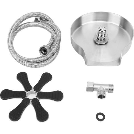 Rince-verres d'évier, nettoyage automatique haute pression, robinet amovible en acier inoxydable, lave-tasses pour comptoir de bar à domicile